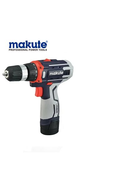 MAKUTE Hammer drill with two 12-volt batteries