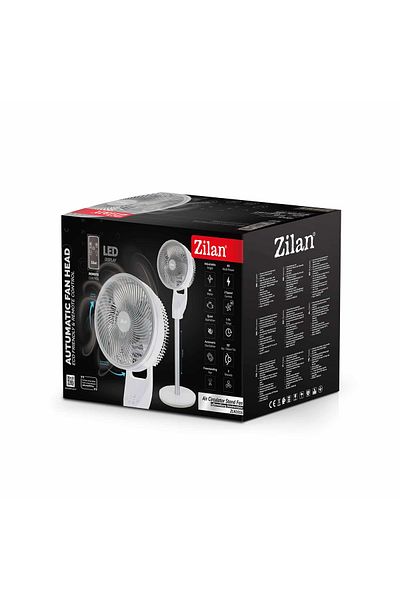 Zilan Foot fan, 3 speed settings, power 60W, timer 1-7H ZILAN / ZLN 1016