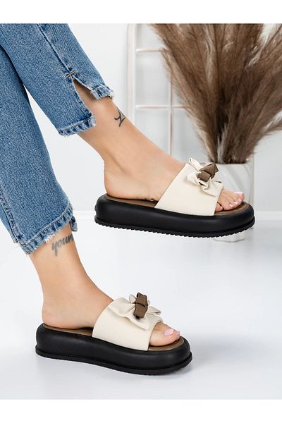 mei Women's Slippers with Low Sole 3AW310 Beige | Mei