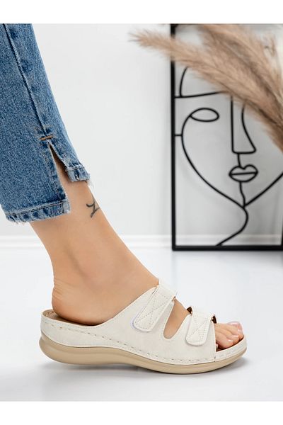 mei Women's Slippers with Low Sole 5GZ35 Beige | Mei