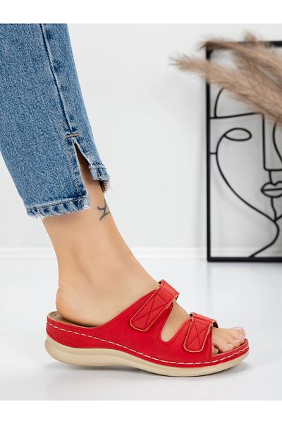 mei Women's Slippers with Low Sole 5GZ35 Red | Mei