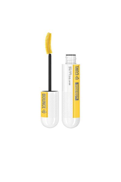 Maybelline New York Mascara cu efect de curbare si volum, COLOSSAL CURL BOUNCE, very black, 10 ml