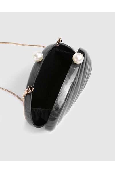 İLVİ Haines Black Women's Portfolio Bag