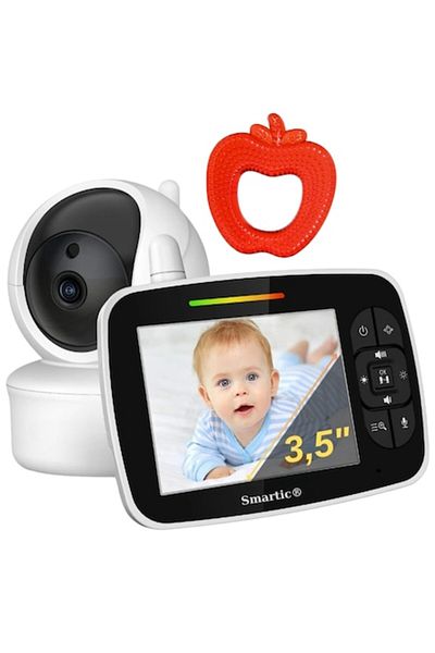 SMARTIC Baby monitor SM935A, TFT Display 3.5 inch, Night Vision, Temperature Sensor