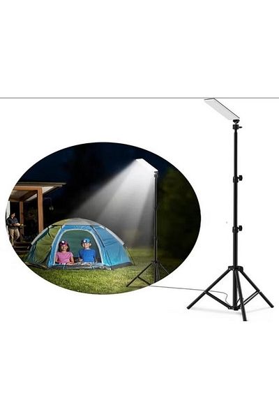 DLC LED Spotlight with Tripod Stand Multiple Features Make it Ideal for use For Travel outdoor