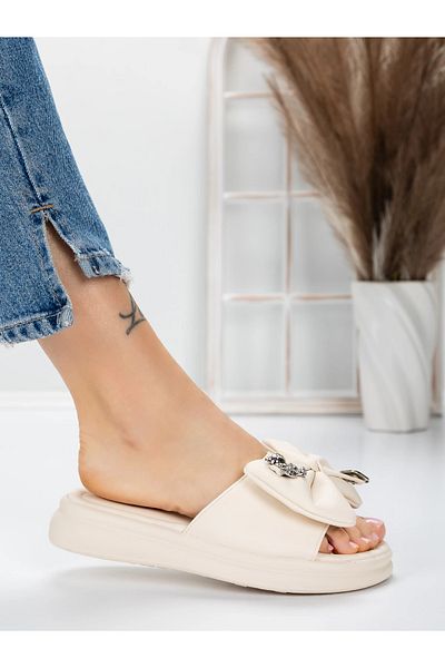 mei Women's Slippers with Low Sole 5WL21 Beige | Mei