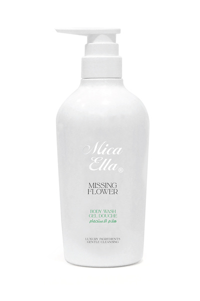 ALKHURAIJI ميكاايلا هلام الاستحمام الفاخر ميسينج فلاور - 500 مل