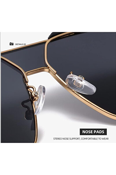 REDz Accessories Premium Sunglasses, Contemporary Aviator Look, UV400 Protection, Grey