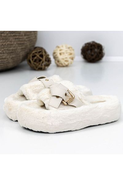 mei Women's Slippers 3WL177 White | Meli