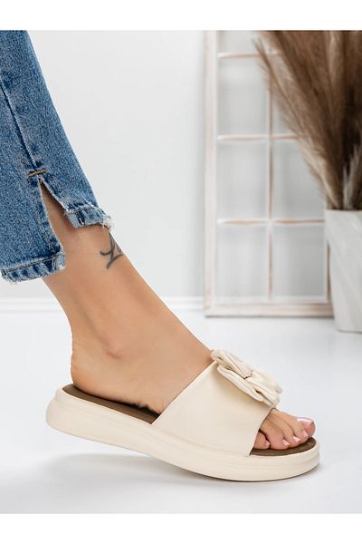 mei Women's Slippers with Low Sole 3AW311 Beige | Mei