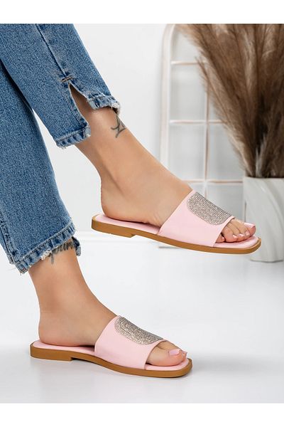 mei Women's Slippers with Low Sole 3AW308 Pink | Mei