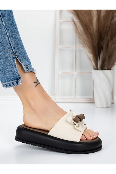 mei Women's Slippers with Low Sole 3AW310 Beige | Mei