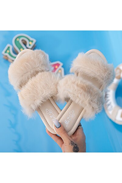 mei Women's Slippers LE208 Beige (C11) Mei