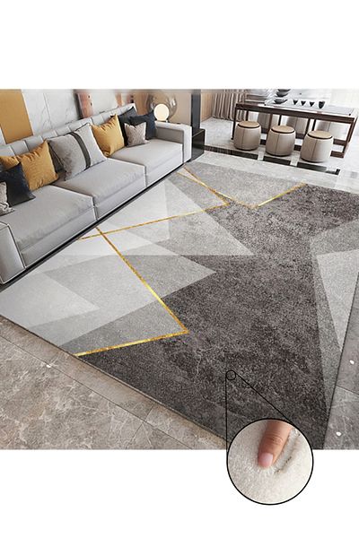 sharpdo Rectangular Soft Touch Carpet Multicolour 200 x 300cm