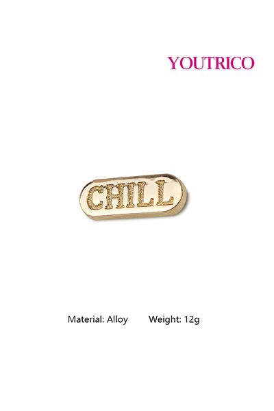 Youtrico 1pc New Metal Jibbitz Charm for Crocs - Slipper Ornament