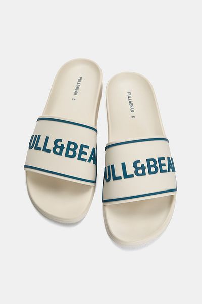 Pull & Bear Rubberised beach sandals
