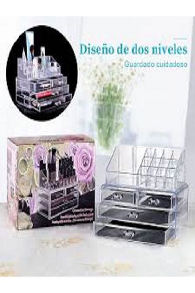 Generic Acrylic Cosmetic Storage Box with 20 Slots
