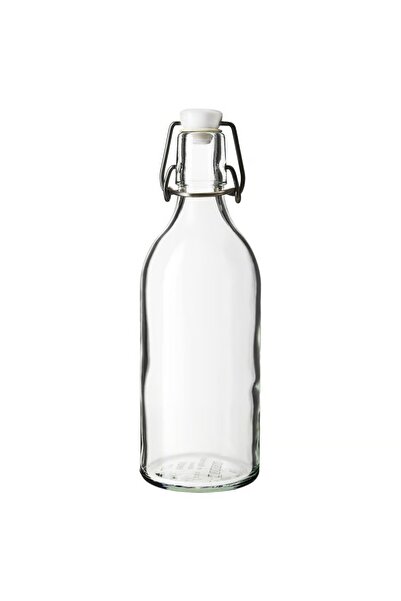 rexa زجاجة مع سدادة، زجاج شفاف، 0.5 لتر