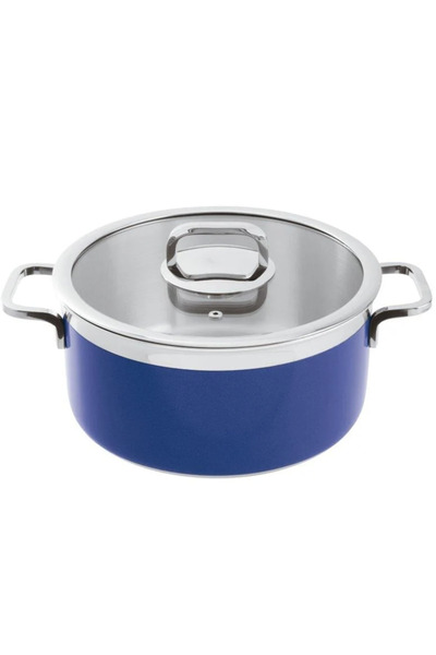 Paderno Pot with Lid Blue cm 24 H 12