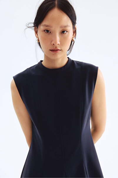 H&M Kloş Etekli Mini Elbise