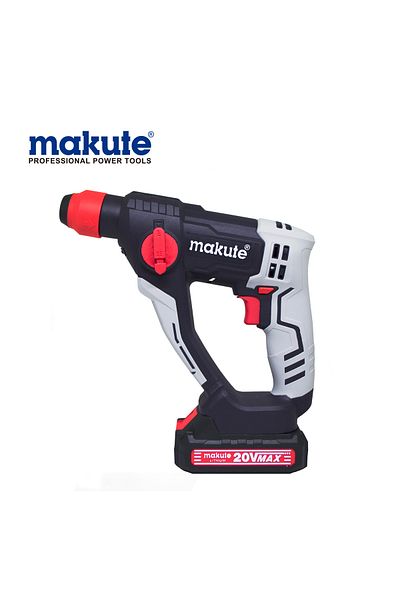 MAKUTE SDS drill with two batteries, 12 mm