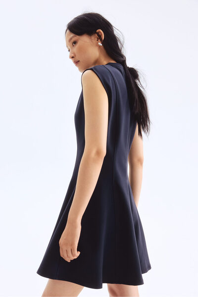 H&M Kloş Etekli Mini Elbise