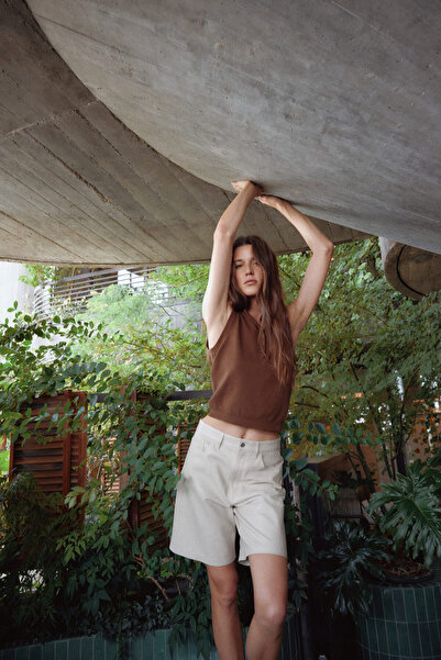 H&M Yakalı Süveter