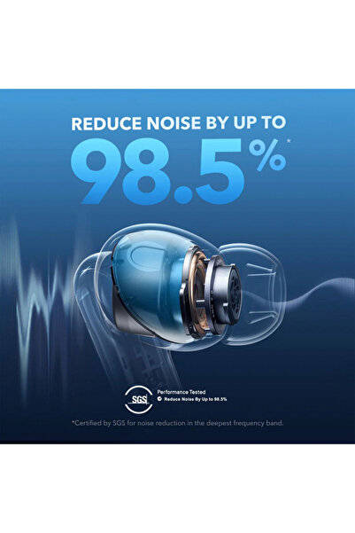 Anker Ακουστικά Ενδώτια Bluetooth 5.3, ANC 2.0, Υψηλής Ανάλυσης, LDAC, IPX4, (A3947G11) - Μαύρο