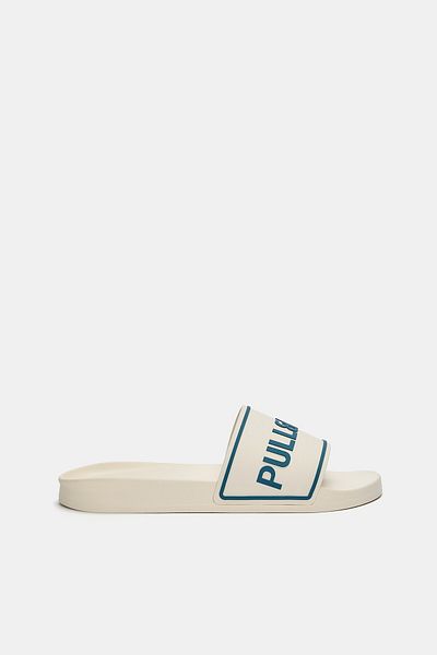 Pull & Bear Rubberised beach sandals