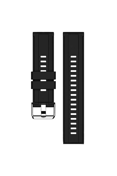 BEYOND Watch Matte strap for Huawei Watch GT, GT2, GT3, 3, 3 Pro, silicone, black, BEYOND Watch