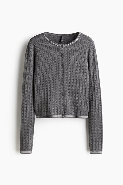 H&M Saç Örgüsü Hırka