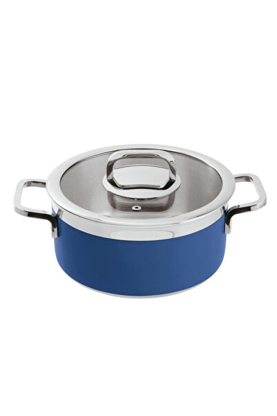 Paderno Pot with Lid Blue cm 20 H 10