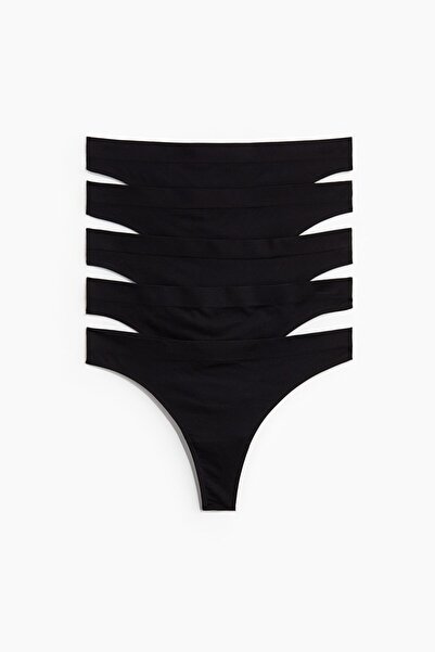 H&M 5'li Dikişsiz Thong Külot