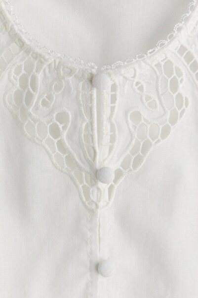 H&M Keten Karışımlı Tunik Elbise