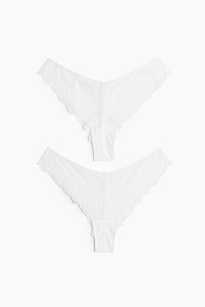 H&M 2’li Dantel Brazilian Külot