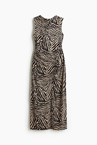 H&M Drapeli Elbise