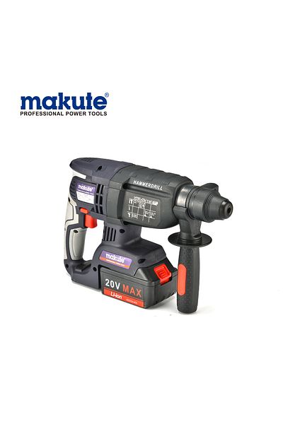 MAKUTE 26mm SDS drill, 2 x 20V batteries