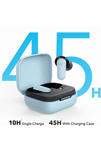 Anker Căști intraauriculare SoundCore P30i, fără fir, IP54, Bluetooth 5.4, încărcare tip C - albastre