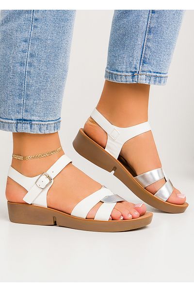 starlike Women's white sandals A016