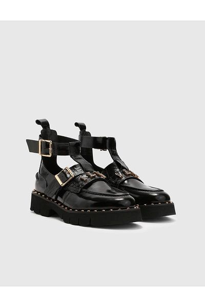 İLVİ Harm Harm Genuine Leather Women's Black Boots
