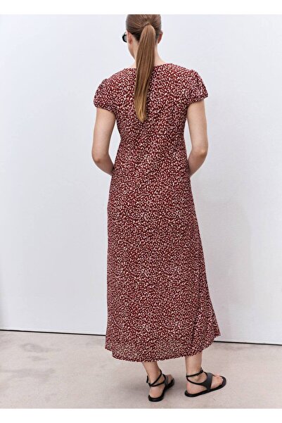 MANGO Woman Hamile için çiçek desenli elbise