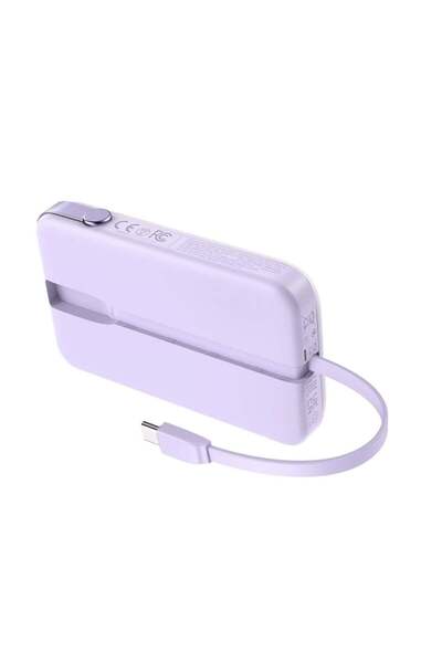 Ugreen Εξωτερική μπαταρία USB, καλώδιο Type-C, 10.000mAh, 30W, Power Bank PB511, μωβ