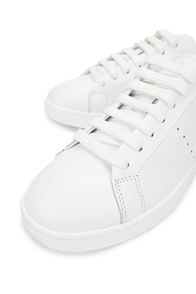Tamer Tanca Women's Genuine Leather White/Silver Sneakers & Sports Shoes