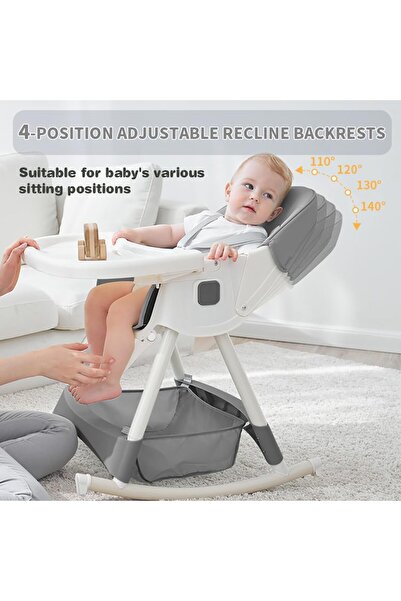 rexa 5 in 1 High Chairs for Babies and Toddlers 34 X 25 X 27
