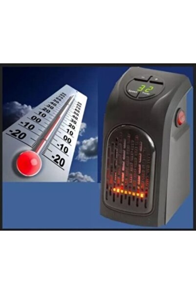 HYT Mini Portable Heater for Outlet, HYT ®, with Digital Display, Adjustable Thermostat, and Two Speed