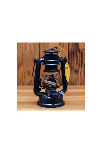 Genel Markalar Lacivert Dekoratif Küçük Boy Gemici Feneri Gaz Lambası 18 cm