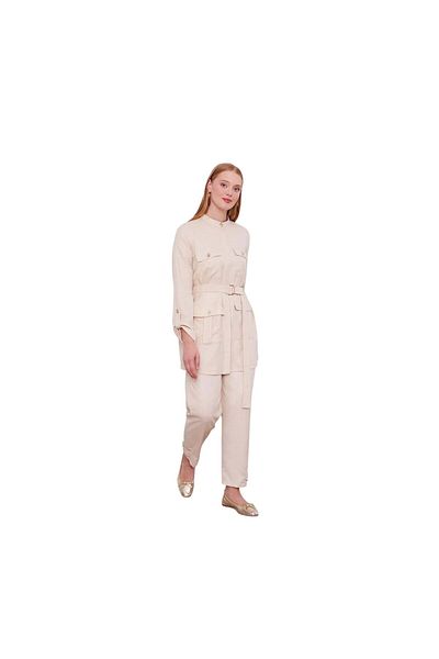 Levidor Judge Collar Pocket Detailed Double Suit