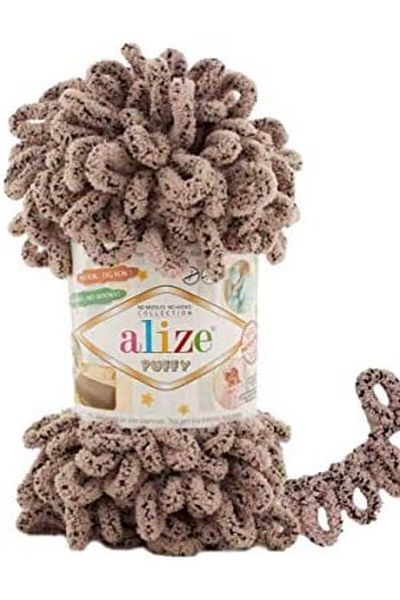 Alize Puffy Hand Knitting Yarn 1PC (Color Dove No. 673)