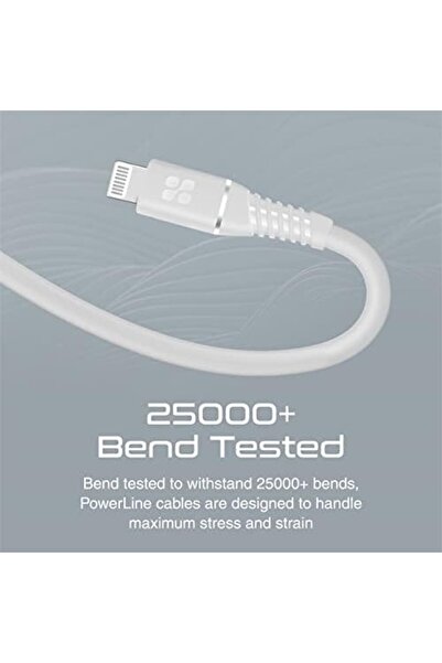 Promate كابل USB-C إلى Lightning، كابل Lightning معتمد من Apple MFi مع توصيل طاقة 20 وات، 480 متر