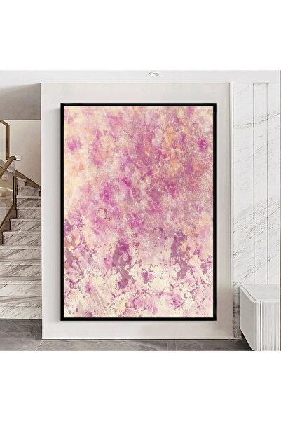 SND لوحة قماشية بتصميم تجريدي مع برواز أسود مجوف